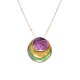 COLLANA CON CIONDOLO TONDO SMALTATO - SW1882736B87