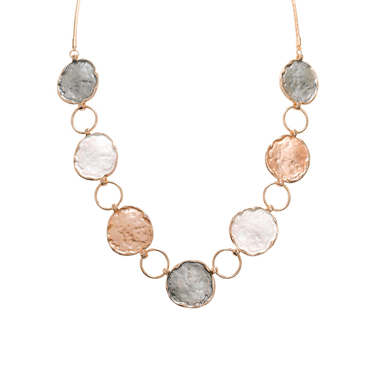 COLLANA CERCHI E TONDI SMALTATI - SW20823944B47