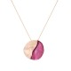 COLLANA CON CIONDOLO TONDO SMALTATO - SW21103076D89