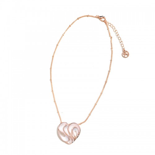 COLLANA CON CIONDOLO CUORE SMALTATO - SW211460A20