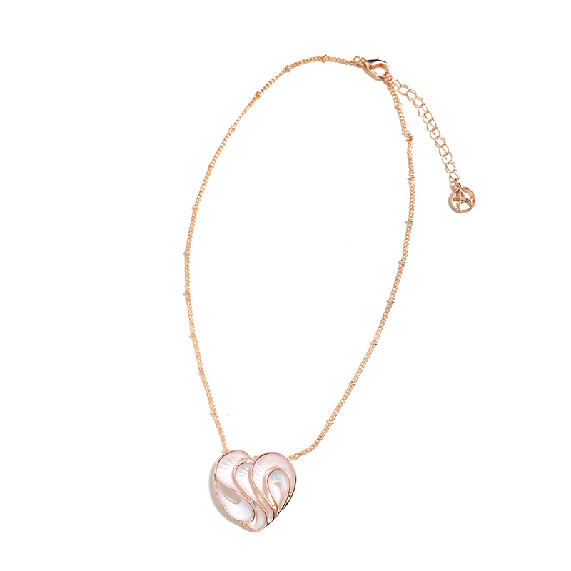 COLLANA CON CIONDOLO CUORE SMALTATO - SW211460A20