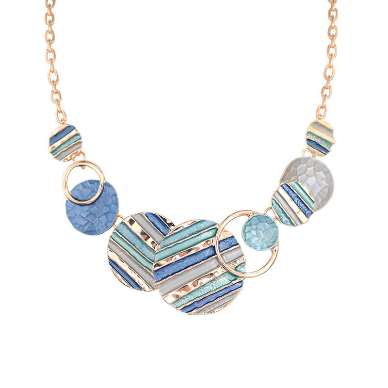 COLLANA CON CERCHI SMALTATI - SW221056D641 COLLANA CON CERCHI SMALTATI - SW221056D641