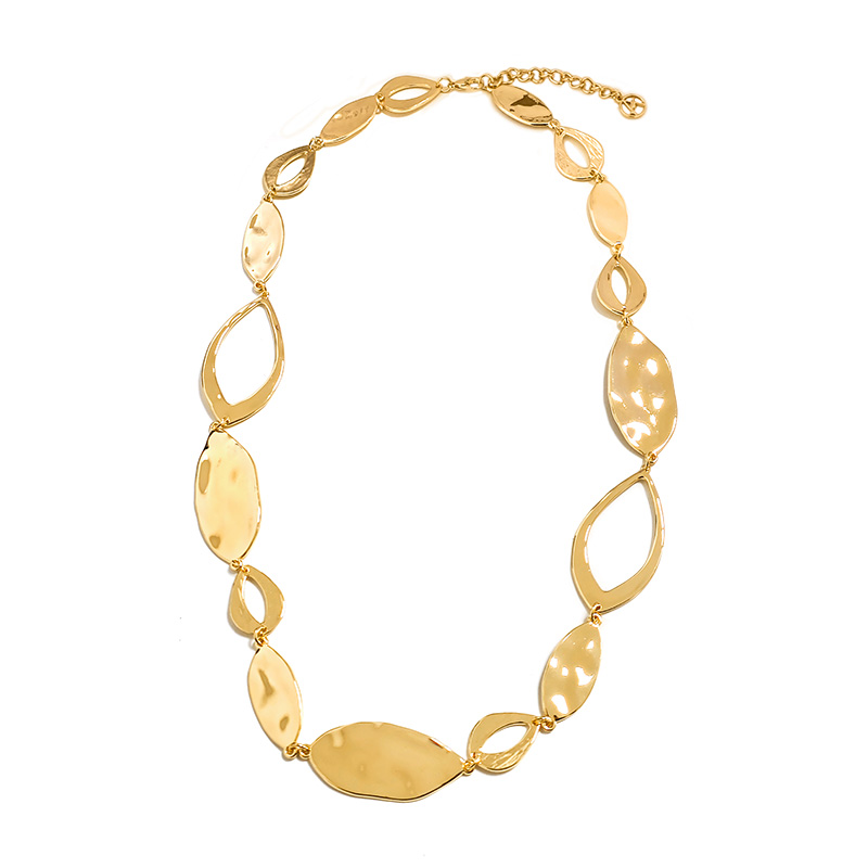 COLLANA LUNGA A MAGLIE FOGLIA - SW23112E94