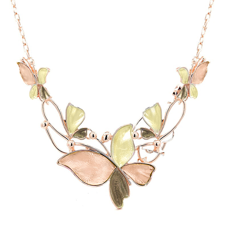 COLLANA FARFALLA SMALTATA - SW2392F95
