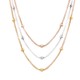 COLLANA LUNGA A TRE FILI CON SFERE - SW23984E941