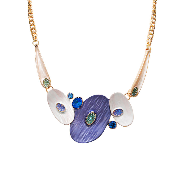 COLLANA GEOMETRICA IRREGOLARE SMALTATA - SW24100A139
