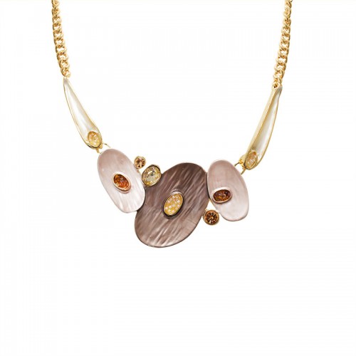 COLLANA GEOMETRICA IRREGOLARE SMALTATA - SW24100A139