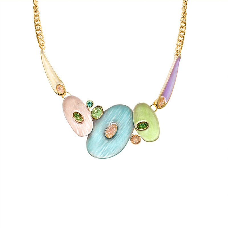 COLLANA GEOMETRICA IRREGOLARE SMALTATA - SW24100A139
