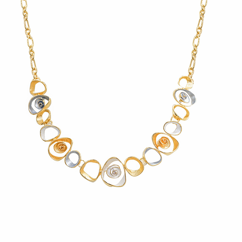 COLLANA FIORI SMALTATI - SW24100A151 COLLANA FIORI SMALTATI - SW24100A151