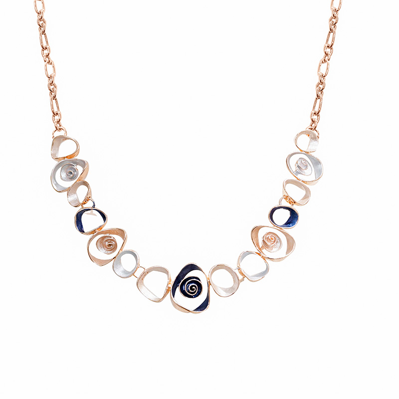 COLLANA FIORI SMALTATI - SW24100A151 COLLANA FIORI SMALTATI - SW24100A151