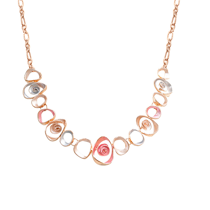 COLLANA FIORI SMALTATI - SW24100A151 COLLANA FIORI SMALTATI - SW24100A151