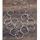 COLLANA A CATENA GEOMETRICA ESAGONALE - SW24108B651 COLLANA A CATENA GEOMETRICA ESAGONALE - SW24108B651