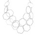 COLLANA A CATENA GEOMETRICA ESAGONALE - SW24108B651 COLLANA A CATENA GEOMETRICA ESAGONALE - SW24108B651
