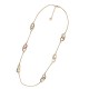 COLLANA LUNGA A CATENA CON ANELLI INTRECCIATI SMALTATI - SW24112B812