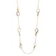 COLLANA LUNGA A CATENA CON ANELLI INTRECCIATI SMALTATI - SW24112B812