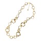 COLLANA LUNGA A CATENA CON CERCHI PIATTI ONDULATI - SW24116A596