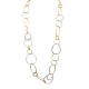 COLLANA LUNGA CATENA A MAGLIE ROTONDE E OVALI - SW24116B656