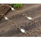 COLLANA LUNGA A CATENA CON INSERTI A GOCCIA - SW24124A600