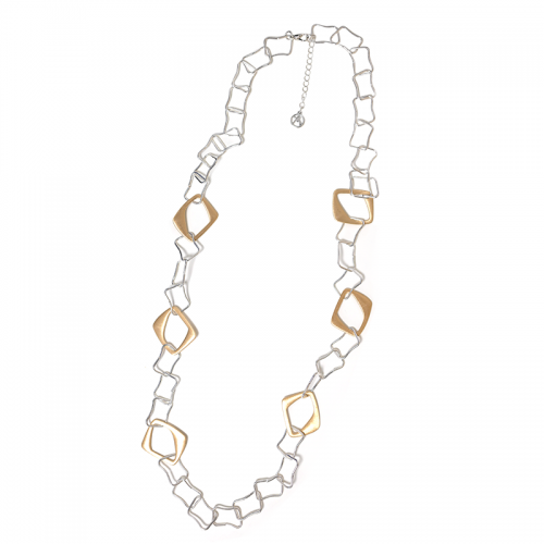 COLLANA LUNGA A CATENA GEOMETRICA - SW24166B42
