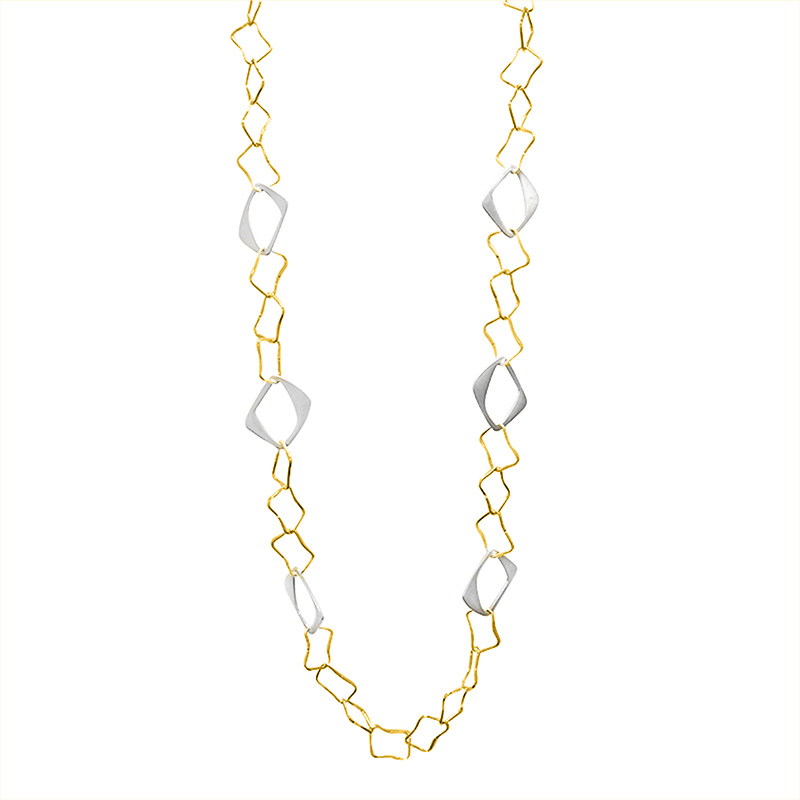 COLLANA LUNGA A CATENA GEOMETRICA - SW24166B642