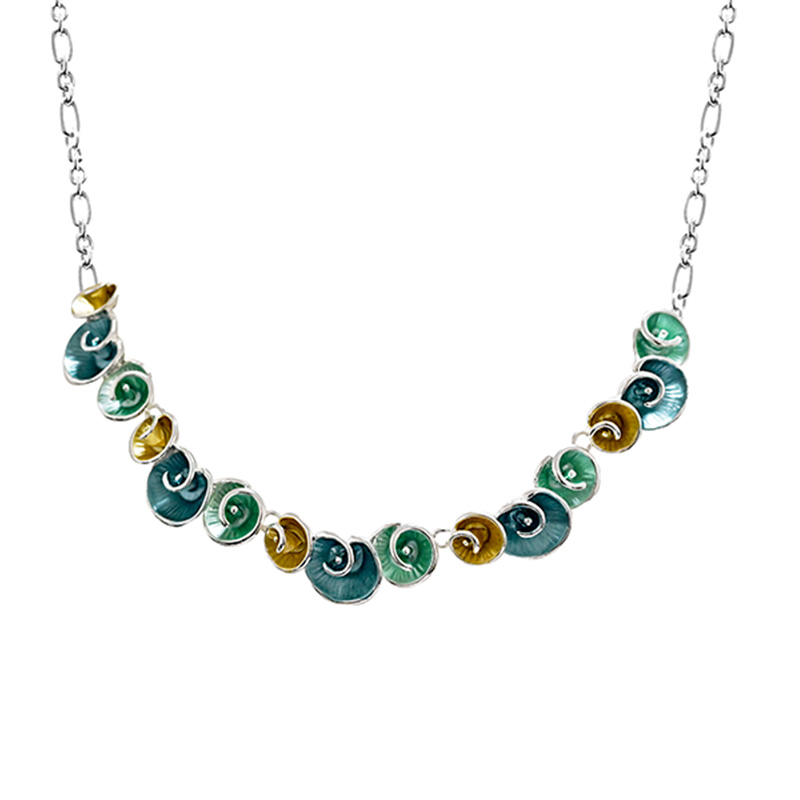 COLLANA SPIRALI SMALTATI - SW2492A145