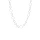 COLLANA CATENA A MAGLIA CERCHIO E RETTANGOLARE - SW25100B76 COLLANA CATENA A MAGLIA CERCHIO E RETTANGOLARE - SW25100B76