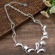 COLLANA CON PETALI TRAFORATI - SW25100B82