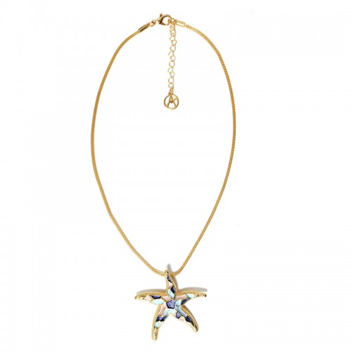 COLLANA CON CIONDOLO STELLA MARINA SMALTATA - SW25100C476