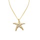 COLLANA CON CIONDOLO STELLA MARINA SMALTATA - SW25100C476
