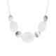 COLLANA CON TONDI PIATTI ALTERNATI LUCIDI E SATINATI - SW251056B81 COLLANA CON TONDI PIATTI ALTERNATI LUCIDI E SATINATI - SW251056B81