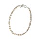 COLLANA TRICOLORE CATENA INTRECCIATA CON PALLINE - SW251072B38