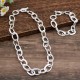 COLLANA CATENA A MAGLIE OVALI - SW25108B84