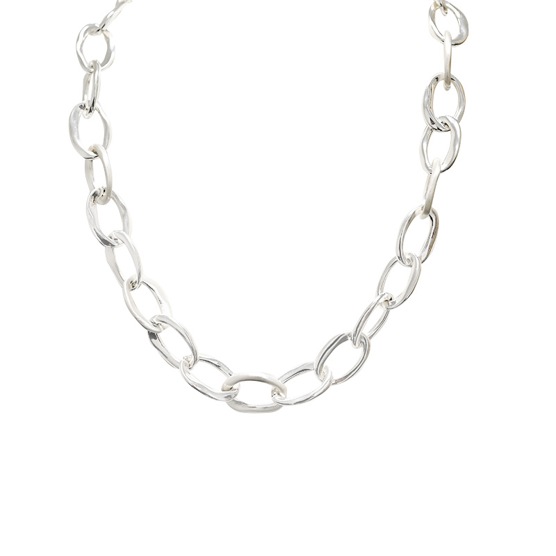 COLLANA CATENA A MAGLIE OVALI - SW25108B84