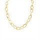 COLLANA CATENA A MAGLIE OVALI - SW25108B84