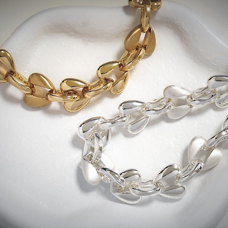 COLLANA A MAGLIE A CUORE - SW25108C507