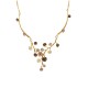 COLLANA CON RAMI FIORITI SMALTATI E STRASS - SW25112C422