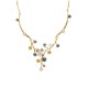 COLLANA CON RAMI FIORITI SMALTATI E STRASS - SW25112C422