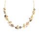 COLLANA FIORI SMALTATI CON PIETRE - SW25116B65