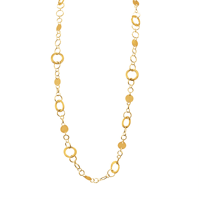 COLLANA LUNGA A CATENA CERCHI - SW25116B72