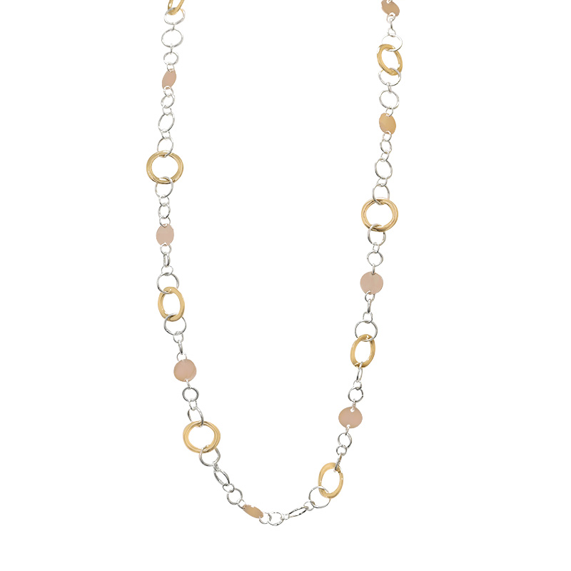 COLLANA LUNGA A CATENA CERCHI - SW25116B72