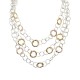 COLLANA TRE FILI A CATENA DI CERCHI - SW25116B78 COLLANA TRE FILI A CATENA DI CERCHI - SW25116B78