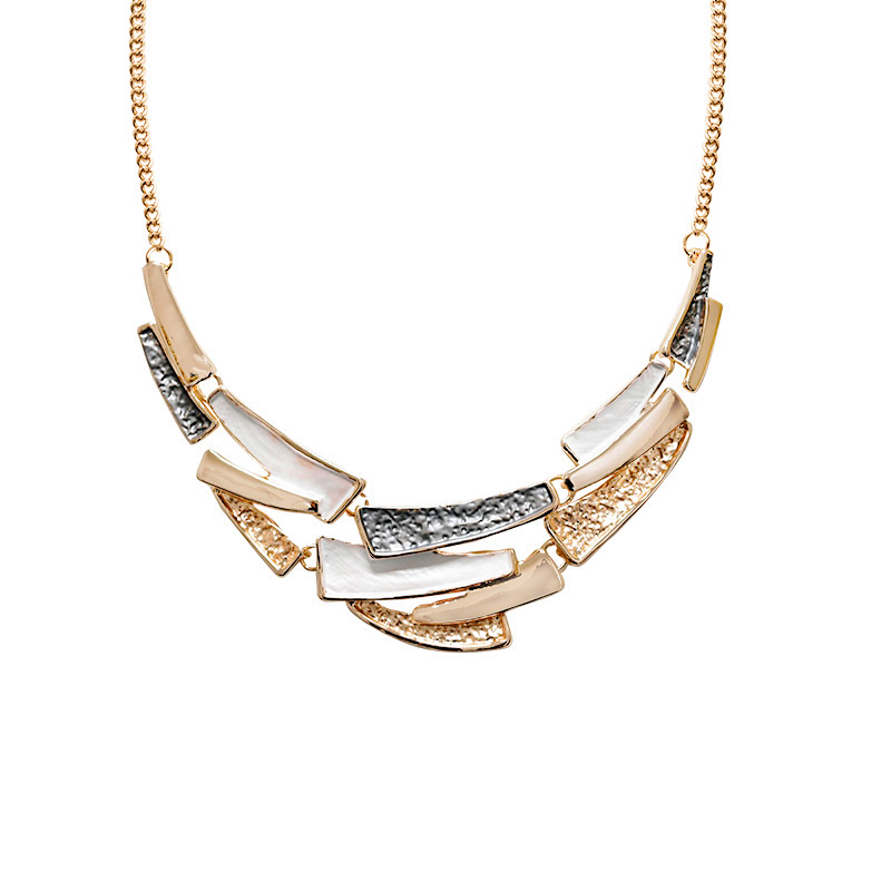 COLLANA GEOMETRICA IRREGOLARE SMALTATA - SW25116C425