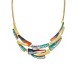 COLLANA GEOMETRICA IRREGOLARE SMALTATA - SW25116C425