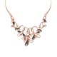 COLLANA CON GOCCE E FOGLIE SMALTATE - SW25116C433