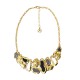 COLLANA CON ELEMENTI ORGANICI SMALTATI - SW25116C448