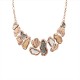 COLLANA CON ELEMENTI ORGANICI SMALTATI - SW25116C448