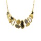 COLLANA CON ELEMENTI ORGANICI SMALTATI - SW25116C448