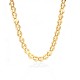 COLLANA A CATENA CON MAGLIE OVALI RITORTE - SW25116C505