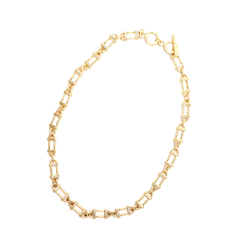 COLLANA CATENA A MAGLIE GRAFFETTE - SW2588B74