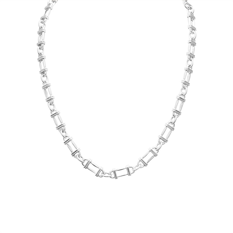 COLLANA CATENA A MAGLIE GRAFFETTE - SW2588B74